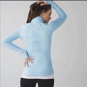 Lululemon Go The Distance Light Blue Quarter Zip 8